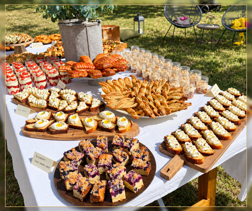 Buffet catering in Zürich for a private event